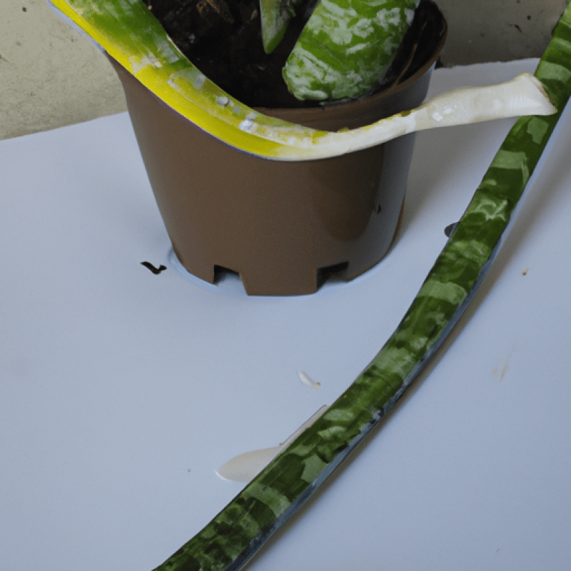 propagating Sansevieria Masoniana